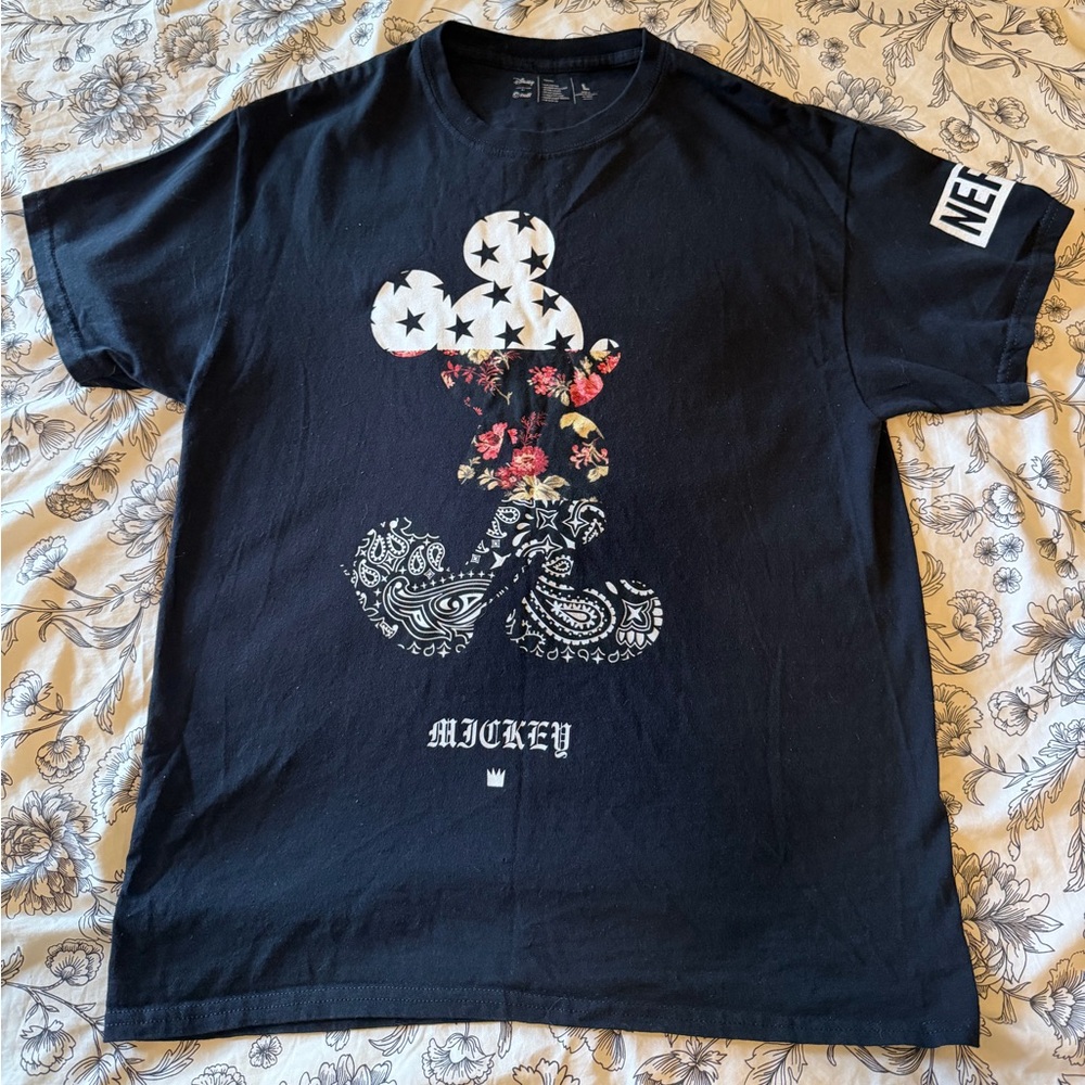 Neff/Disney Black Graphic Unisex T-Shirt